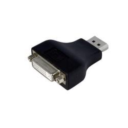 StarTech.com Adattatore DisplayPort a DVI - Adattatore compatto da DisplayPort a DVI-D - Dongle DP a DVI Monitor/Display 1080p - Convertitore video 1080p con connettore DP a scatto (DP2DVIADAP) - Adattatore DisplayPort - legame singolo - DisplayPort (M) a