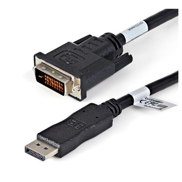 StarTech.com 10-Pack 6ft DisplayPort to DVI Cable, DisplayPort 1.2 to DVI-D Video Adapter Cable, 1080p, Passive DP++ to DVI Monitor Converter Cable, DP to DVI Digital Display, Male to Male - Passive DP 1.2 to DVI (DP2DVIMM6X10) - Cavo adattatore - Display
