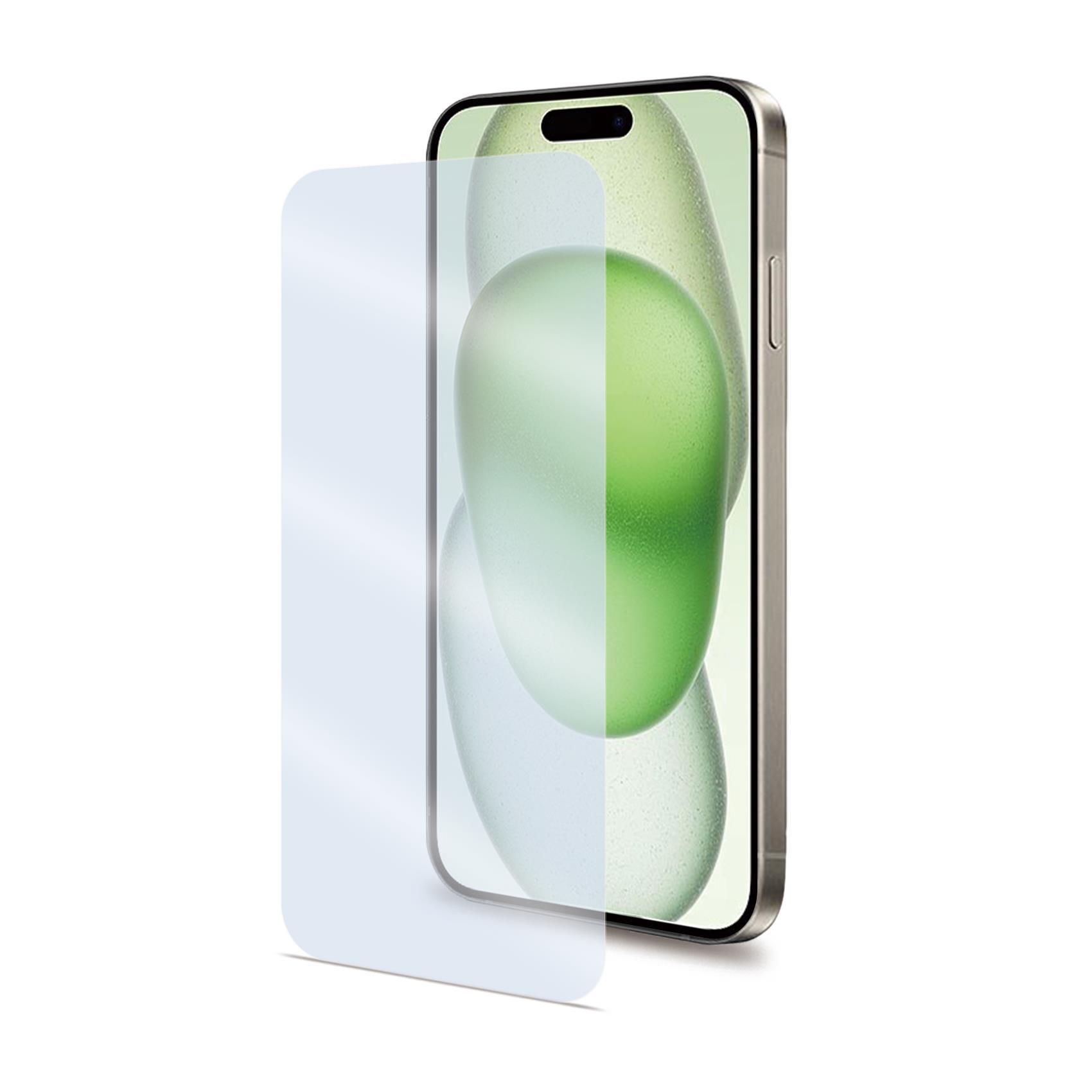Celly Easy - Protezione per schermo per telefono cellulare - vetro - per Apple iPhone 15 Plus