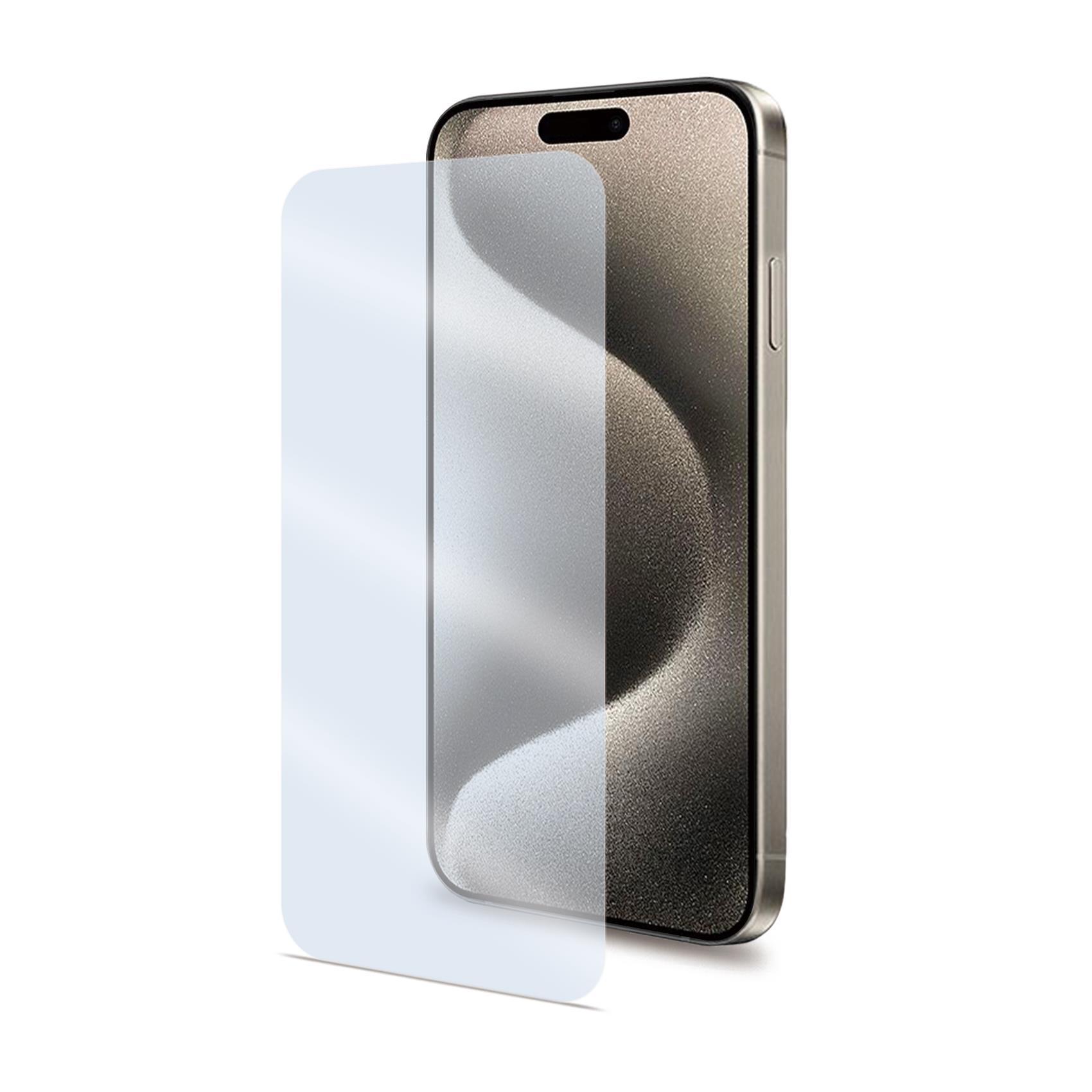 Celly Easy - Protezione per schermo per telefono cellulare - vetro - per Apple iPhone 15 Pro Max