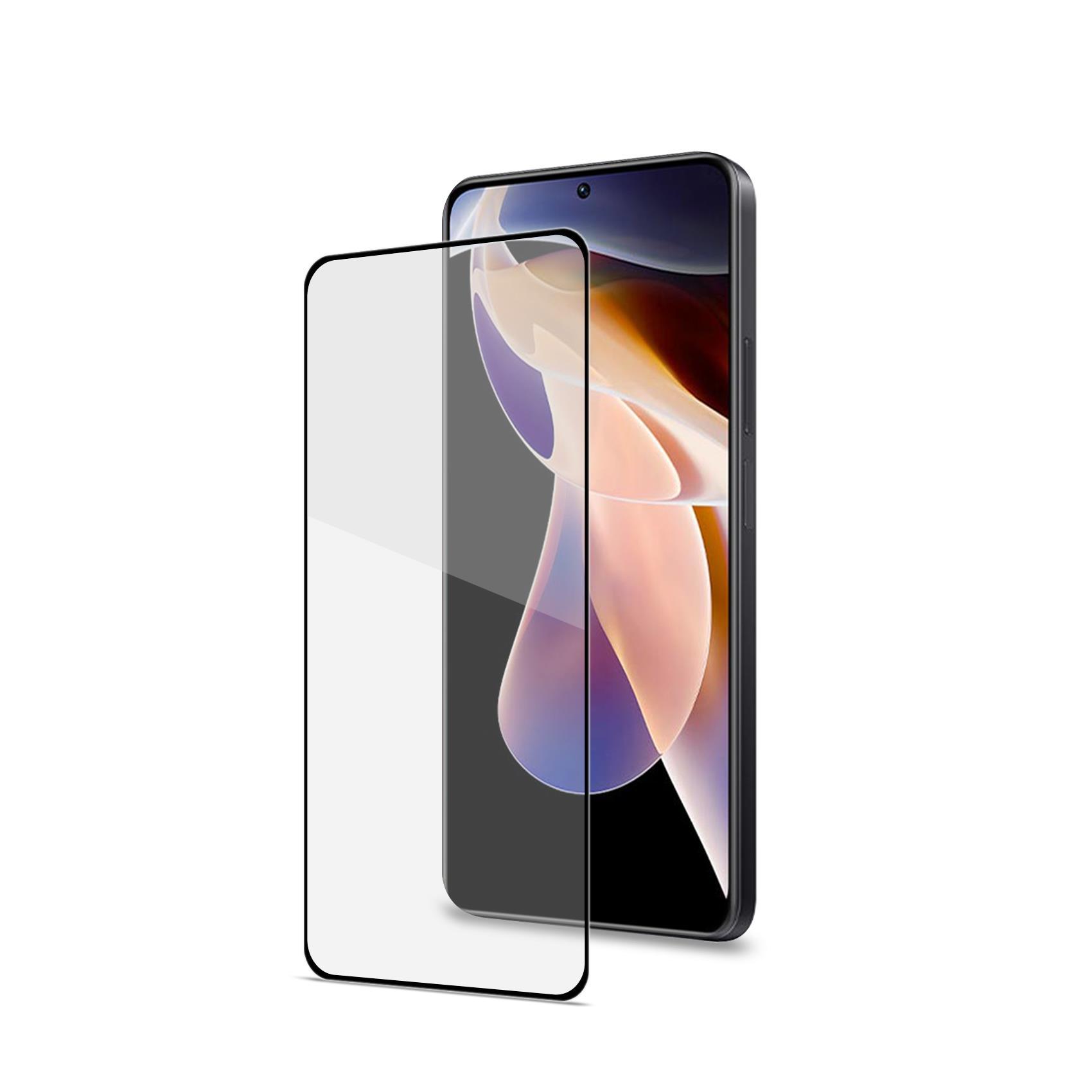 Celly - Protezione per schermo per telefono cellulare - vetro integrale - vetro - colore telaio nero - per Xiaomi Redmi Note 11 Pro, Note 11 Pro+