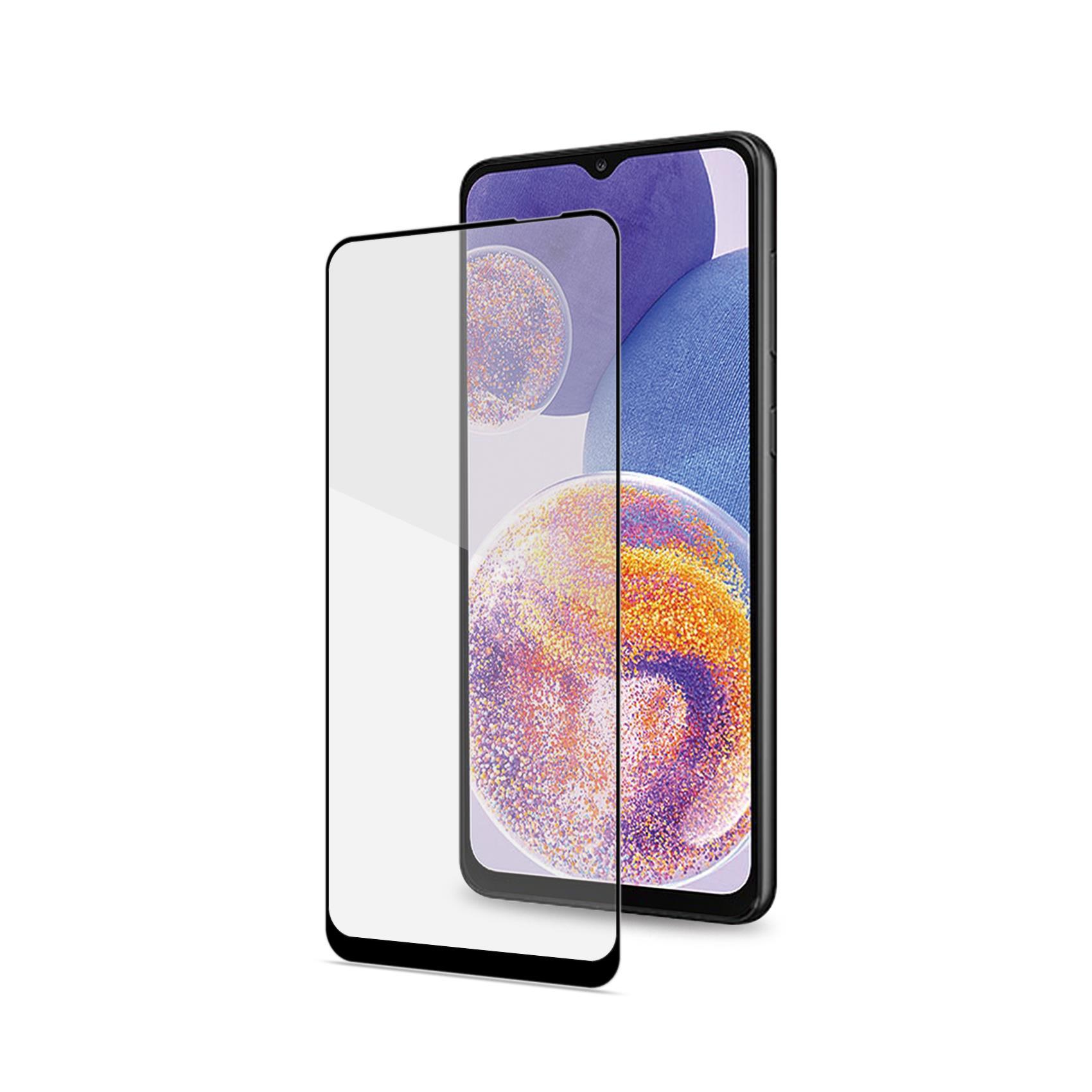 Celly - Protezione per schermo per telefono cellulare - vetro integrale - vetro - colore telaio nero - per Samsung Galaxy A23 5G