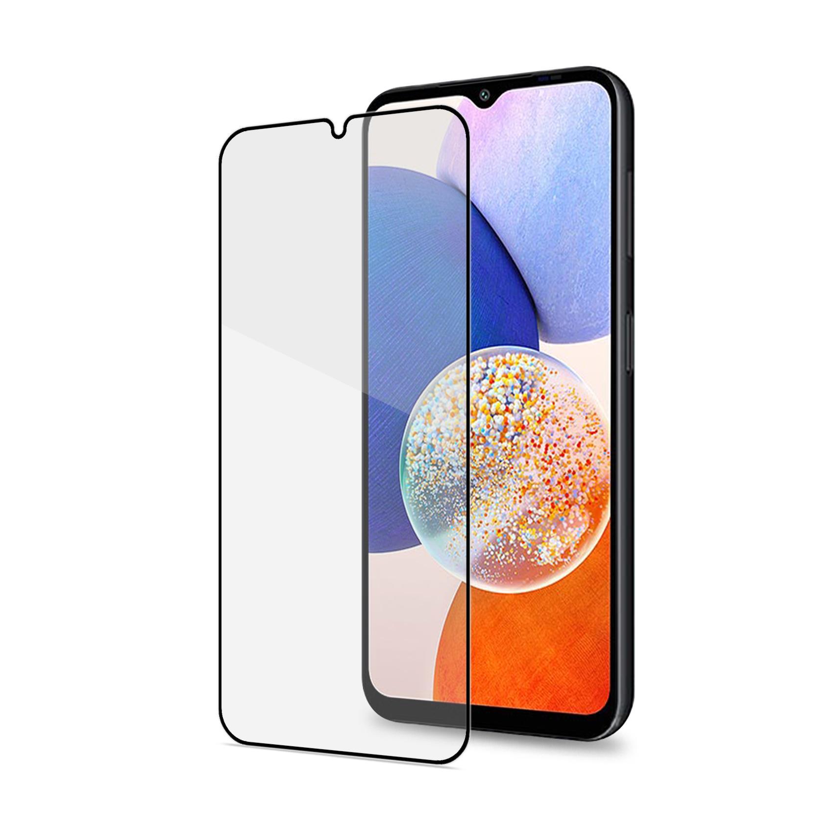 Celly Full Glass - Protezione per schermo per telefono cellulare - vetro - colore telaio nero - per Samsung Galaxy A14 5G