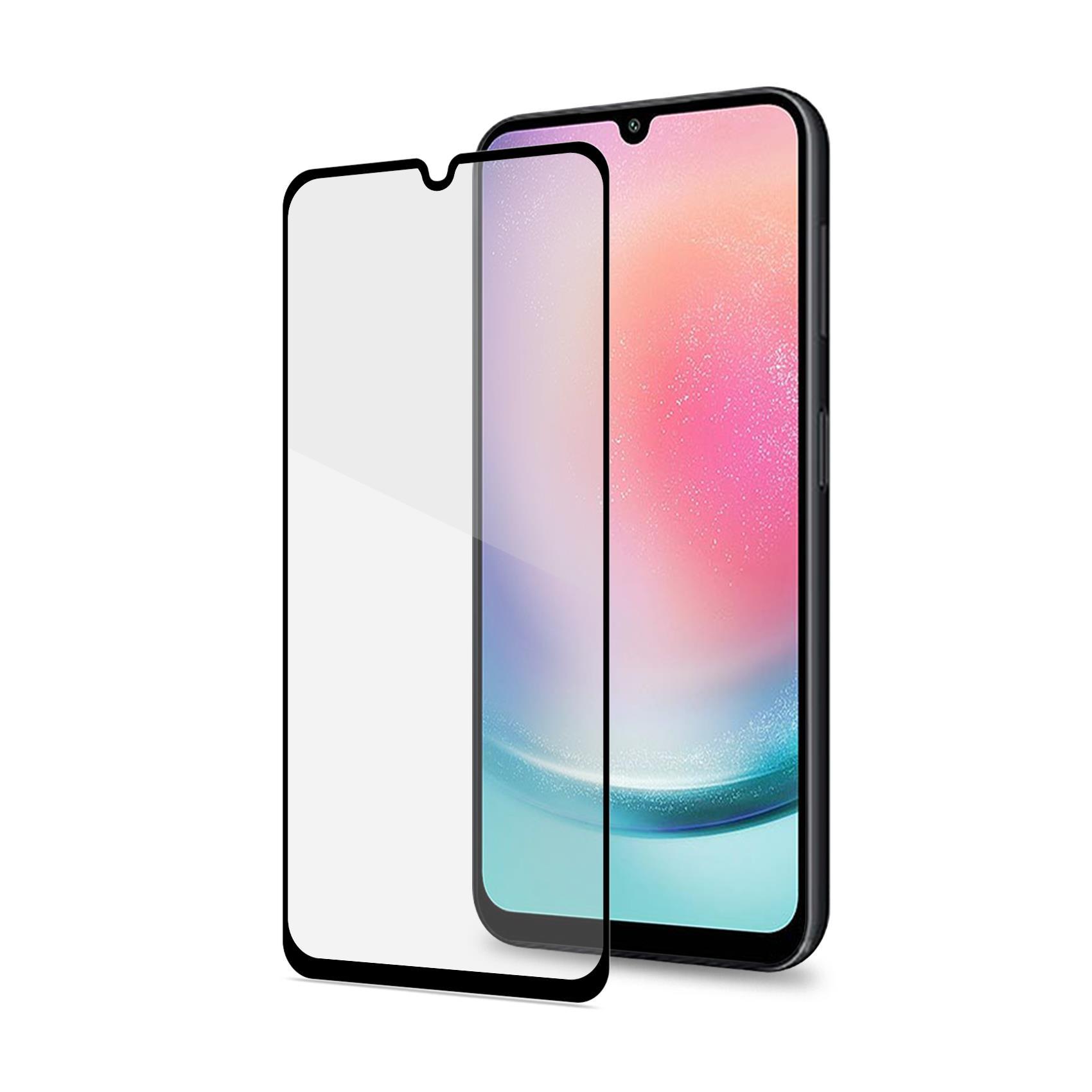 Celly Full Glass - Protezione per schermo per telefono cellulare - vetro - colore telaio nero