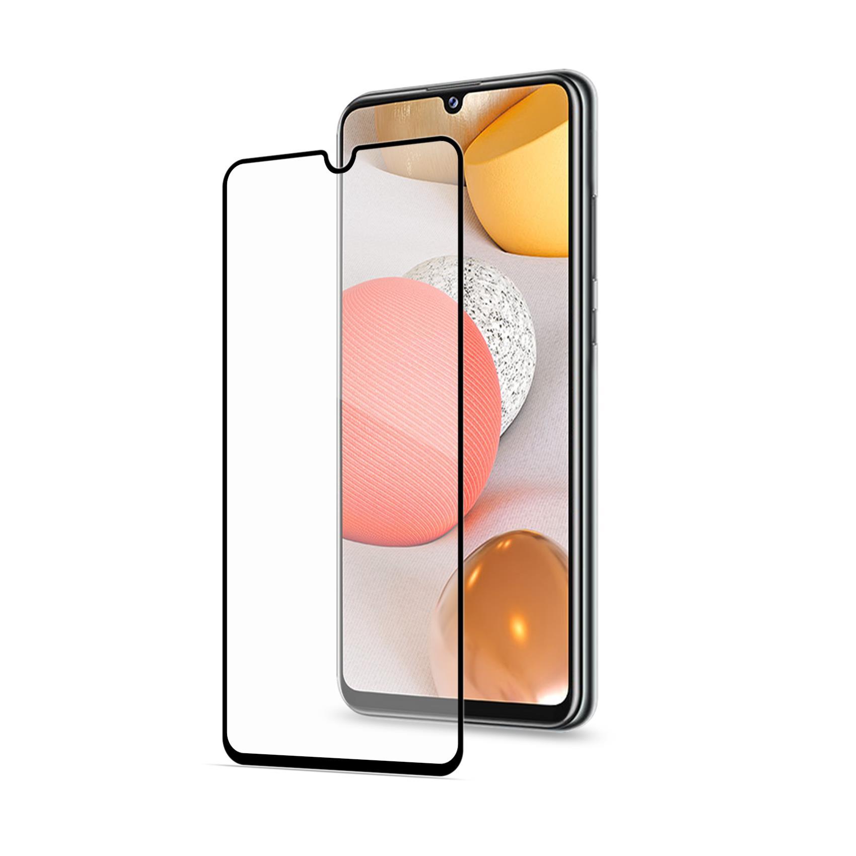 Celly Full Glass - Protezione per schermo per telefono cellulare - vetro - colore telaio nero - per Samsung Galaxy A42 5G