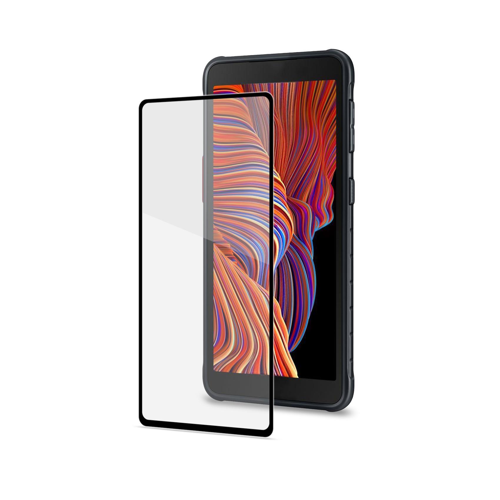 Celly Full Glass - Protezione per schermo per telefono cellulare - vetro - colore telaio nero - per Samsung Galaxy Xcover 5