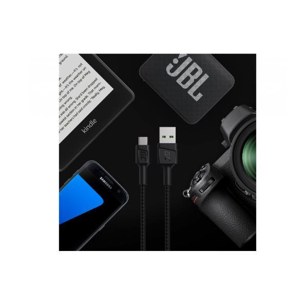 Green Cell GC PowerStream - Cavo USB - USB (M) a Micro-USB Tipo B (M) - 1.2 m - nero