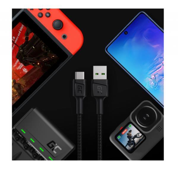 Green Cell - cavo da USB-A-USB-C 30CM QUICK ULTRA