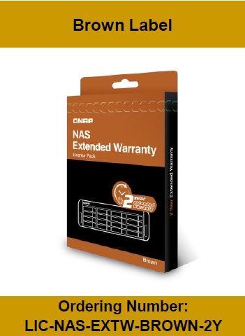 QNAP Extended Warranty Brown Label - Contratto di assistenza esteso - parti e manodopera - 2 anni (dalla data di acquisto originale dell'apparecchiatura) (4°/5° anno) - carry in - tempo di riparazione: 10 giorni lavorativi - acquisto entro 60 giorni dall'