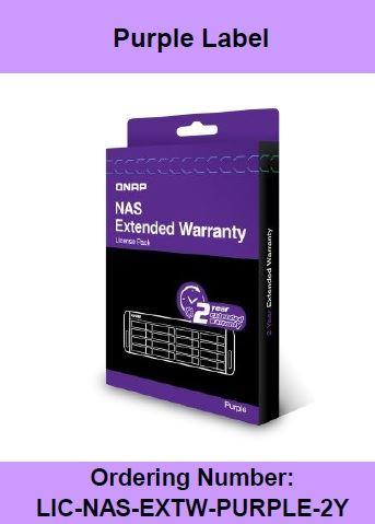 QNAP Extended Warranty Purple Label - Contratto di assistenza esteso - parti e manodopera - 2 anni (dalla data di acquisto originale dell'apparecchiatura) (4°/5° anno) - carry in - tempo di riparazione: 10 giorni lavorativi - acquisto entro 60 giorni dall