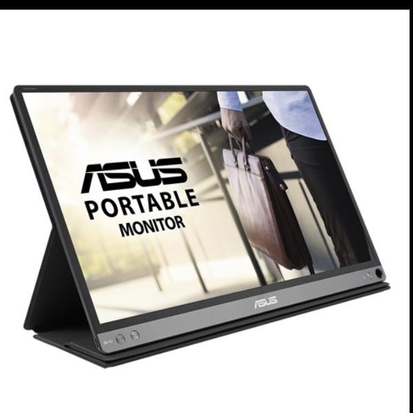 ASUS ZenScreen MB16ACE - Monitor a LED - 15.6" - portatile - 1920 x 1080 Full HD (1080p) - IPS - 250 cd/m² - 5 ms - USB-C - grigio scuro