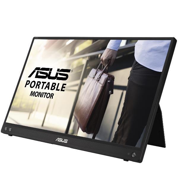 ASUS ZenScreen MB16ACV - Monitor a LED - 15.6" - portatile - 1920 x 1080 Full HD (1080p) @ 60 Hz - IPS - 250 cd/m² - 800:1 - 5 ms - USB-C