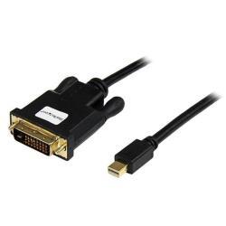 StarTech.com Cavo convertitore adattatore Mini DisplayPort a DVI da 91 cm - Mini DP a DVI 1920x1200 - Nero - Cavo DisplayPort - Mini DisplayPort (M) a DVI-D (M) - 91.44 cm - viti a serraggio manuale - nero