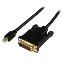 StarTech.com Cavo da Mini DisplayPort a DVI 0,9 m - Cavo Adattatore Passivo da Mini DP a DVI Single Link 1080p - Cavo da mDP o Thunderbolt 1/2 Mac/PC a Monitor DVI (MDP2DVIMM3BS) - Cavo DisplayPort - Mini DisplayPort (M) a DVI-D (M) - 90 cm - attivo - ner