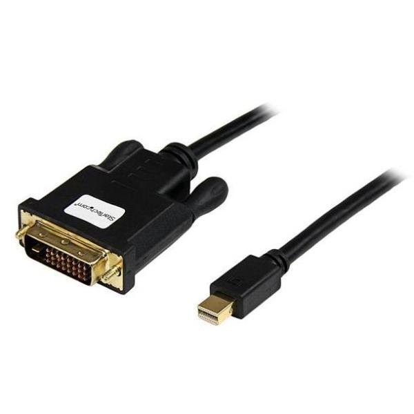 StarTech.com Cavo da Mini DisplayPort a DVI 1,8 m - Adattatore Mini DP/DVI 1080p - Convertitore Passivo mDP 1.2/DVI-D Single Link - Da mDP/Thunderbolt 1/2 Mac/PC a DVI per Monitor (MDP2DVIMM6B) - Cavo DisplayPort - Mini DisplayPort (M) a DVI-D (M) - 1.82
