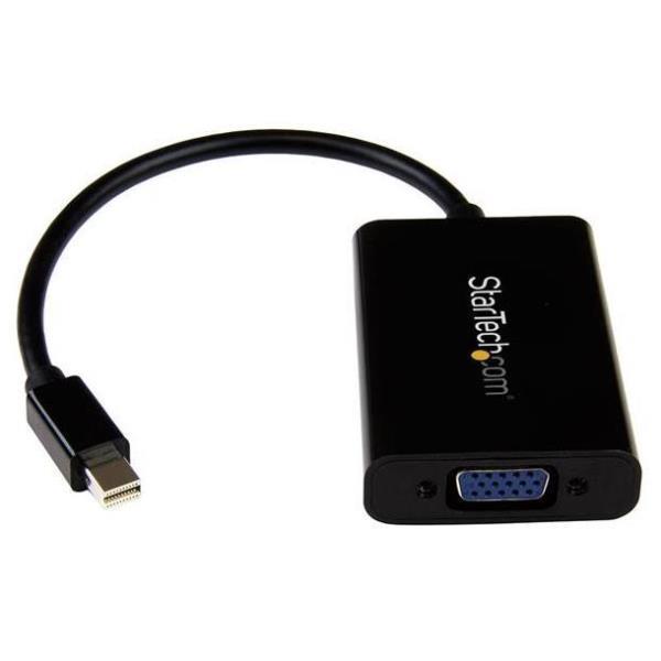 StarTech.com Adattatore Mini DisplayPort 1.2 a VGA - Convertitore mDP a VGA con audio - 1920 x 1200 - Convertitore video - DisplayPort - VGA - nero