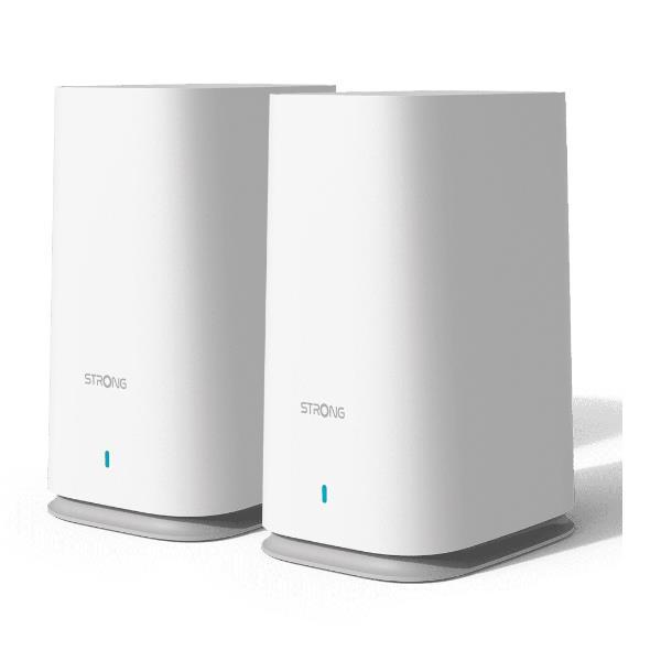 STRONG ATRIA MESHKIT2100 SISTEMA MESH WI-FI DUAL BAND 2100 MBIT/S WDS WAN ETHERNET BIANCO KIT 2 PZ