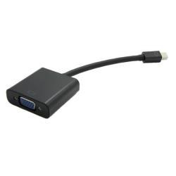 Nilox - Adattatore DisplayPort - Mini DisplayPort (M) a 15 pin D-Sub (DB-15) (F) - nero