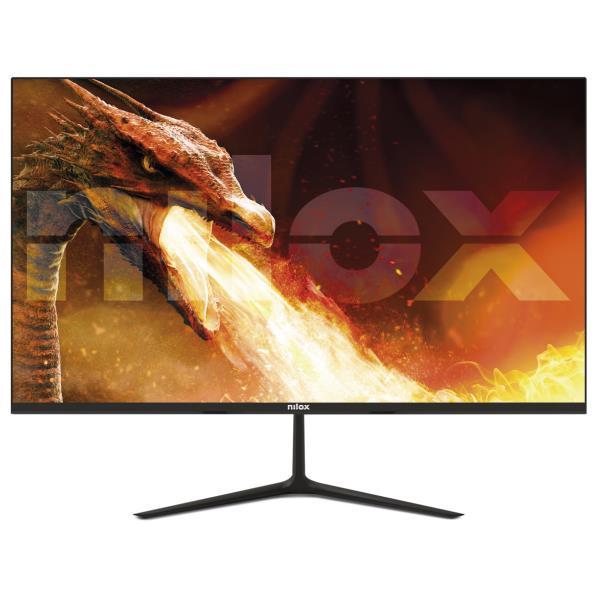 Nilox NXM24FHD1441 - Monitor a LED - gaming - 23.8" - 1920 x 1080 Full HD (1080p) @ 165 Hz - VA - 250 cd/m² - 4000:1 - 1 ms - HDMI, DisplayPort - nero