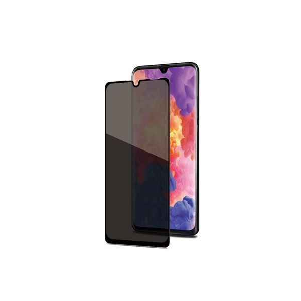 Celly - Protezione per schermo per telefono cellulare - vetro integrale - 3D - vetro - con filtro privacy - A due vie - colore telaio nero