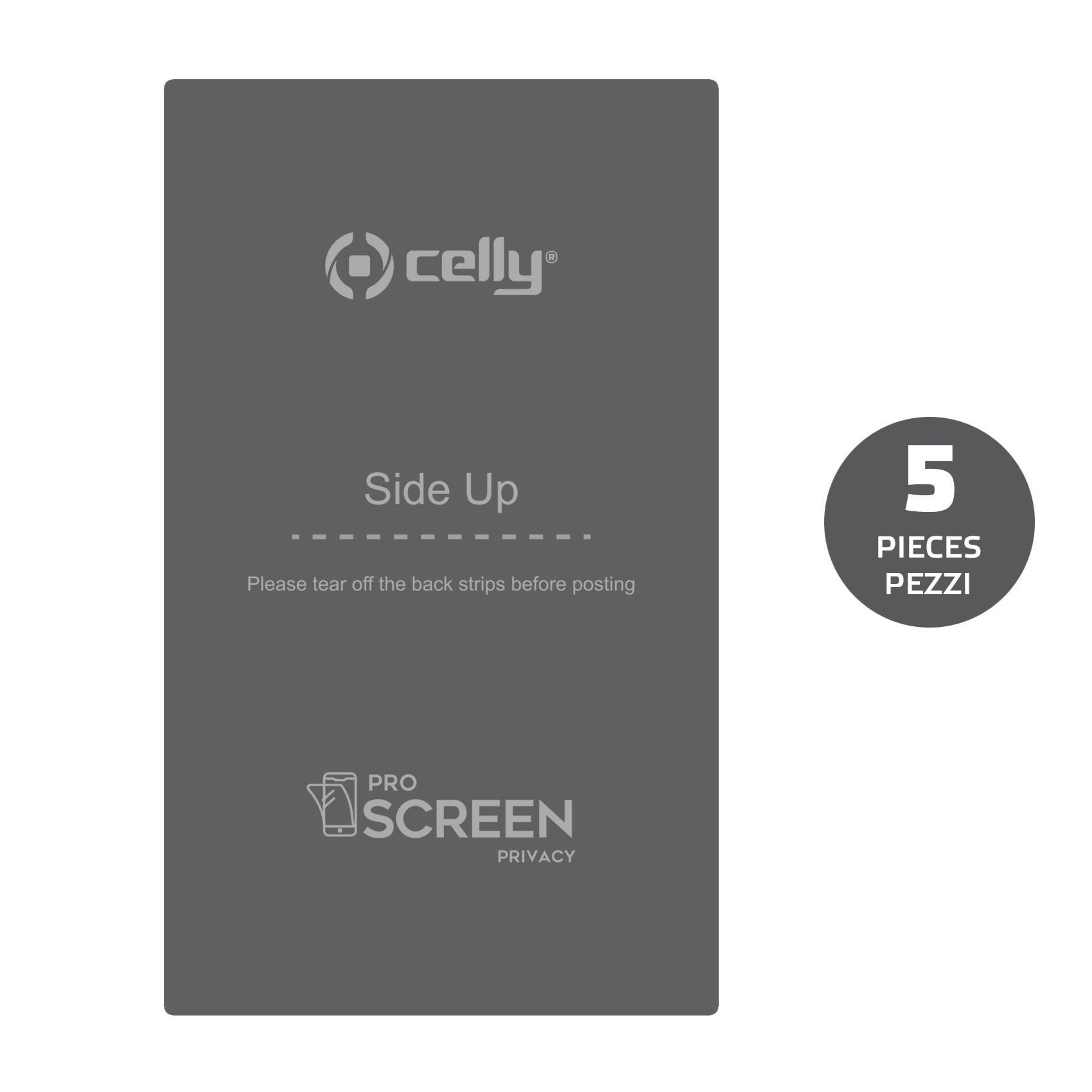 Celly PROFILM PRIVACY MATT - Pellicola Opaca 5 Pezzi PRO SCREEN