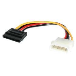 StarTech.com Cavo Adattatore di alimentazione a SATA 4 - Connettore interno alimentazione SATA a 4 pin da 15 cm - Cavo di alimentazione - alimentazione SATA (M) a Alimentazione interna 4 pin (M) - 0.2 m - per P/N: BRACKET125PTP, PEXUSB311AC3, PEXUSB312A1C