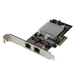 StarTech.com Scheda adattatore server di rete Gigabit Ethernet PCI Express (PCIe x4) a due porte - Intel i350 NIC - Adattatore di rete - PCIe 2.1 x4 - Gigabit Ethernet x 2