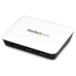 StarTech.com Adattatore di rete NIC USB 3.0 a Ethernet Gigabit con 3 porte hub - Bianco - Hub - 3 x SuperSpeed USB 3.0 + 1 x 10/100/1000 - desktop