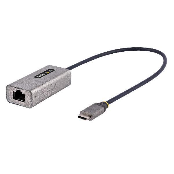 StarTech.com USB-C to Ethernet Adapter, 10/100/1000 Mbps, Gigabit Network Adapter w/ ASIX AX88179A Chip, 1ft/30cm Cable, USB Type C to RJ45 Ethernet Dongle, USB C to LAN Adapter, Windows/macOS/Linux/ChromeOS (US1GC30B2) - Adattatore di rete - USB-C - Giga