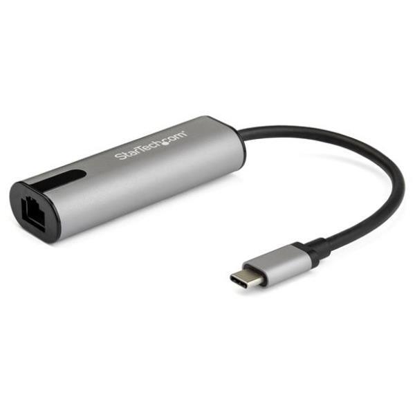 StarTech.com Adattatore Ethernet USB C - Adattatore di rete/NIC NBASE-T  Multivelocità 2.5/1 GbE/100 Mbps - Convertitore/Adattatore USB Tipo-C a RJ45 - Compatibile TB3/MacBook Pro/Chromebook (US2GC30) - Adattatore di rete - USB-C - Gigabit Ethernet 10M/10