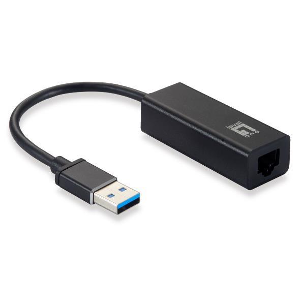 LevelOne USB-0401 - Adattatore di rete - USB 2.0 - Gigabit Ethernet