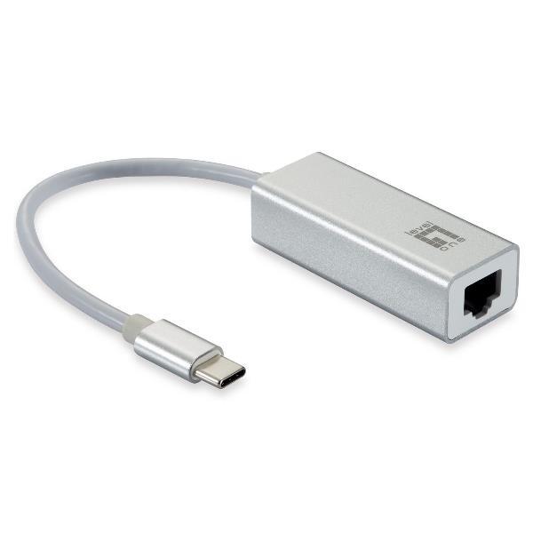 LevelOne USB-0402 - Adattatore di rete - USB-C - Gigabit Ethernet