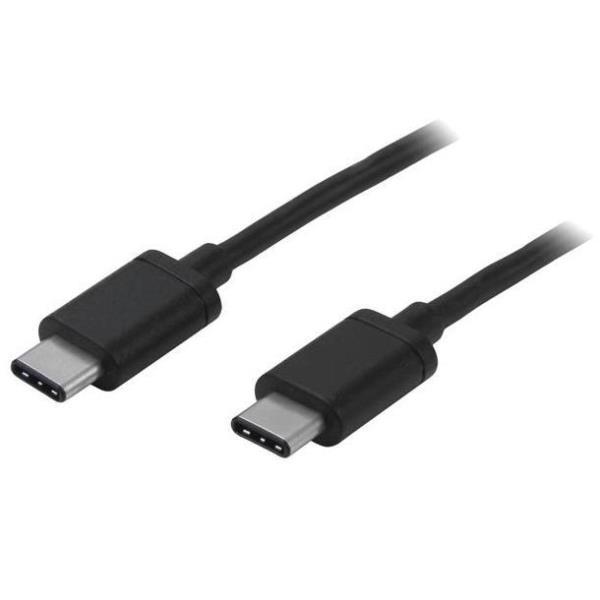 StarTech.com Cavo USB-C da 2m - M/M - USB 2.0 - cavo USB Tipo-C per Portatili MacBook Dell XPS Nexus 6P 5X e altri - Cavo USB - 24 pin USB-C (M) a 24 pin USB-C (M) - Thunderbolt 3 / USB 2.0 - 2 m - nero - per P/N: DKT30CHD, HB30C1A1CPD, HB30C3A1CFBW