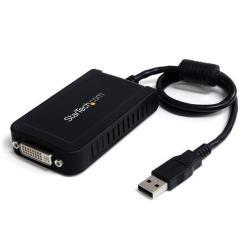 StarTech.com Adattatore scheda video USB a DVI - 1920x1200 - Adattatore video esterno - 32 MB SDRAM - USB 2.0 - DVI - nero - per P/N: DVIDDMM10, DVIDDMM6, DVIDSMM10, DVIMM6, DVISPL1DD, HDDVIMM3, HDMIDVIMM10, HDMIDVIMM6