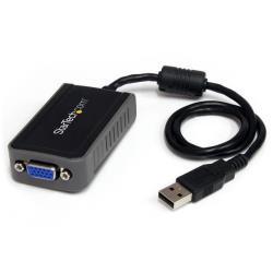 StarTech.com Adattatore Scheda Video Multi-Monitor Esterno USB 2.0 a VGA - Scheda Video Esterna 1440x900 - Adattatore video - Compatibile TAA - USB maschio a HD-15 (VGA) femmina - 7.5 cm - grigio - per P/N: MXT101MM