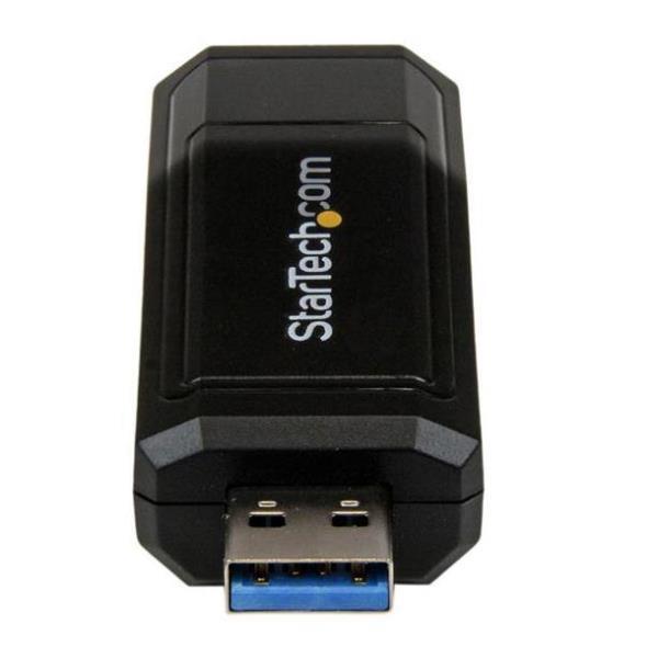 StarTech.com Adattatore USB 3.0 a Gigabit Ethernet RJ45 - Scheda di rete NIC esterna USB a LAN Ethernet 10/100/1000 Mbps (USB31000NDS) - Adattatore di rete - USB 3.0 - Gigabit Ethernet - nero