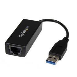 StarTech.com Adattatore USB 3.0 a Ethernet Gigabit (RJ45) - Scheda di rete NIC LAN Esterna USB3.0 a Ethernet 10/100/1000 Mbps (USB31000S) - Adattatore di rete - USB 3.0 - Gigabit Ethernet - nero