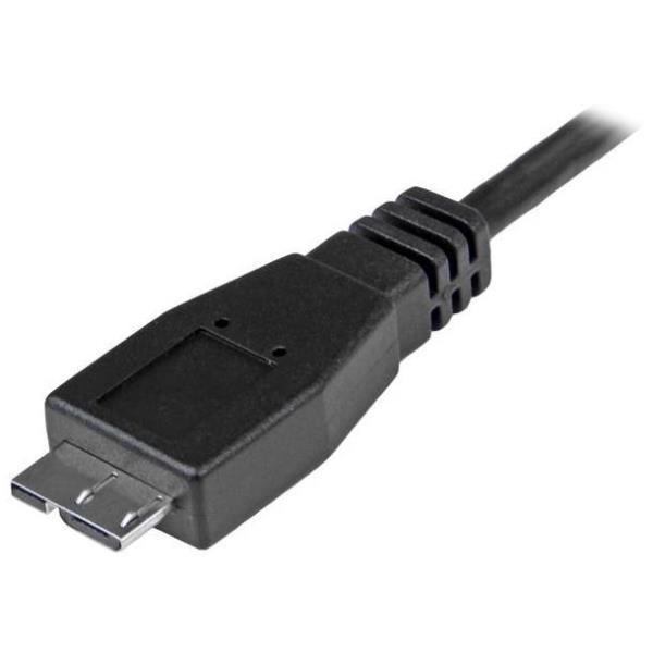 StarTech.com Cavo USB-C a Micro-B - M/M - Cavo USB3.1 (10Gbps) Tipo-C da 50cm - Compatibile Thunderbolt 3 - Cavo USB - 24 pin USB-C (M) a Micro USB tipo B (M) - USB 3.1 Gen 2 - 50 cm - nero - per P/N: HB31C2A1CGS, HB31C2A2CB, HB31C3A1CS, HB31C3ASDMB, HB31