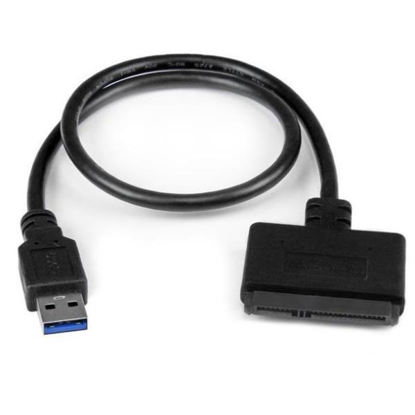 StarTech.com Cavo Adattatore per dischi rigidi USB 3.0 a SATA III da 2.5" con UASP - Convertitore USB 3.0 Sata III SSD/HDD (USB3S2SAT3CB) - Storage controller - 2.5" - SATA 6Gb/s - USB 3.0