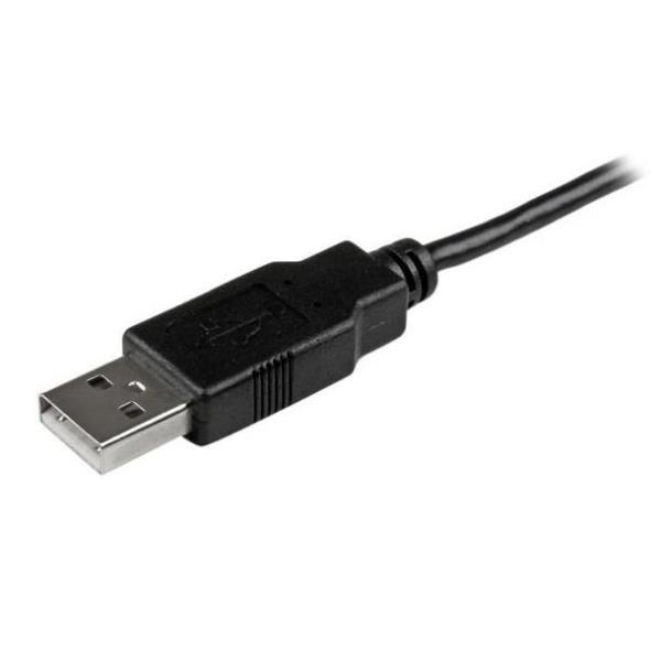 StarTech.com Cavo di sincronizzazione e di ricarica USB a Micro USB slim per Smartphone e Tablet Android - A a Micro B slim da 50 cm - Cavo USB - Micro-USB Tipo B (M) a USB (M) - USB 2.0 - 50 cm - nero
