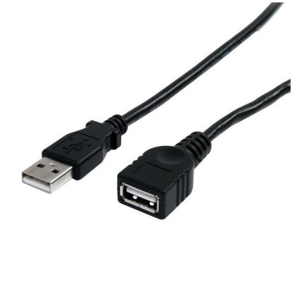 StarTech.com Cavo di prolunga USB 2.0 nero da 3 m, A ad A - M/F - Prolunga USB - USB (M) a USB (F) - USB 2.0 - 3 m - nero - per P/N: 35FCREADBK3, ICUSB2321F, ICUSB232PRO, ICUSB232V2, LTUB1MBK, MSDREADU2OTG, UUSBOTG