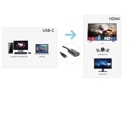 Hamlet XVAUC-HDM4K - Adattatore video esterno - USB-C - HDMI