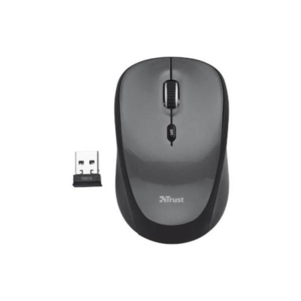 Trust Wireless Mouse Yvi - Mouse - ottica - senza fili - 2.4 GHz - ricevitore wireless USB