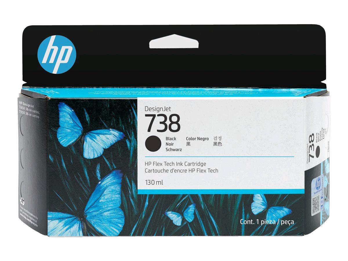 Hp originale - Cartuccia Ink DesignJet 738 - Nero - 498N4A - 130ml