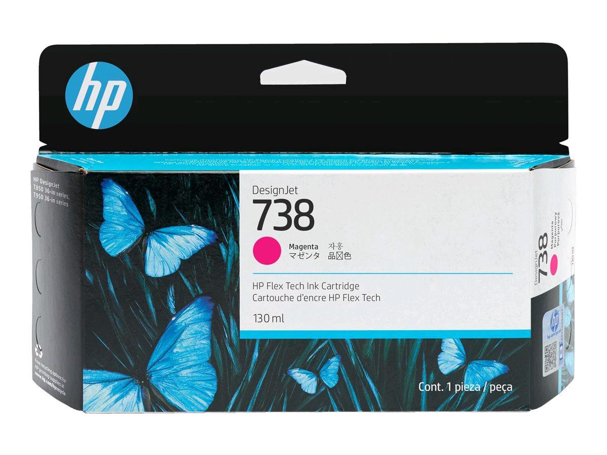 Hp originale - Cartuccia Ink DesignJet 738 - Magenta - 498N6A - 130ml