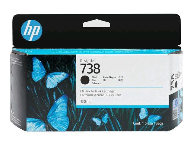 Hp originale - Cartuccia Ink DesignJet 738 - Nero - 498N8A - 300ml