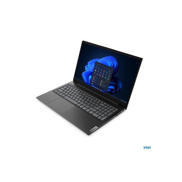 LENOVO V15-IAH 15.6" i5-12500H 4.5GHz RAM 8GB-SSD 256GB NVMe-IRIS Xe GRAPHICS-WI-FI 6E-WIN 11 PROF NERO (83FS001MIX)