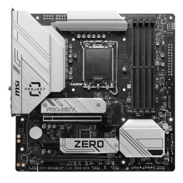 MS-7E14\B760M PROJECT ZERO\601-7E14-010 10\801-7E14-001\STD B760M PROJECT ZERO B760 LGA1700 4DDR5 2PCI-EX16 1PCI-EX1 2M.2 4SATA3 1USB3.2