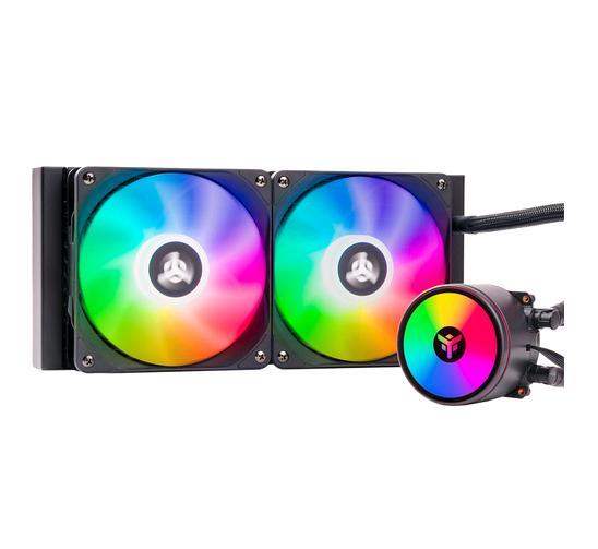 ITEK EVOLIQ 240 V2 ARGB KIT RAFFREDDAMENTO A LIQUIDO 2x120MM CON CONTROLLER ILLUMINAZIONE LED ARGB BLACK