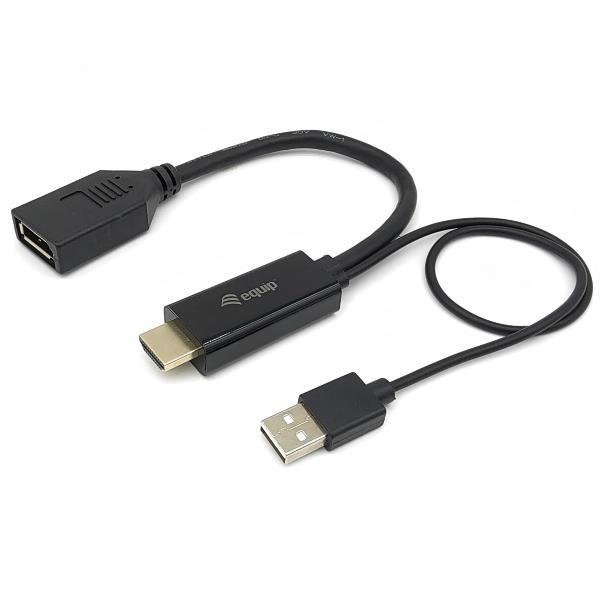 CONCEPTRONIC HDMI TO DISPLAYPORT ADAPTER , BLACK